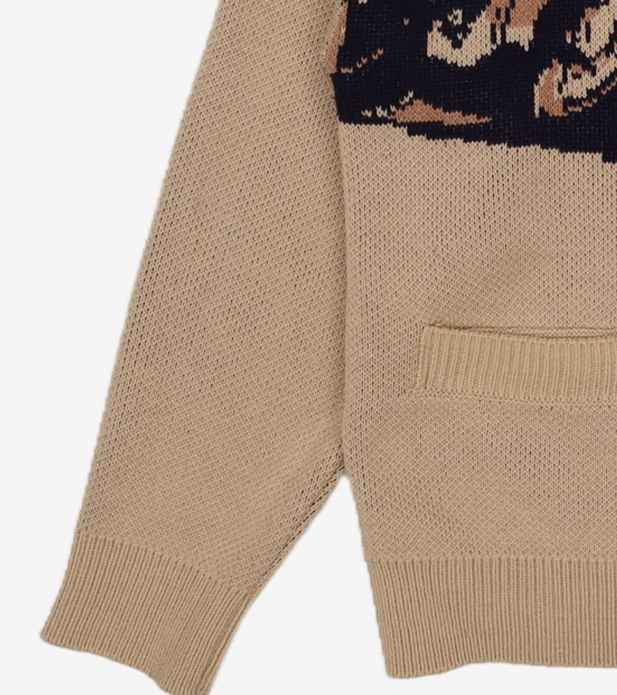 크리틱(CRITIC) Moto Gp Knit Zip-Up Beige M