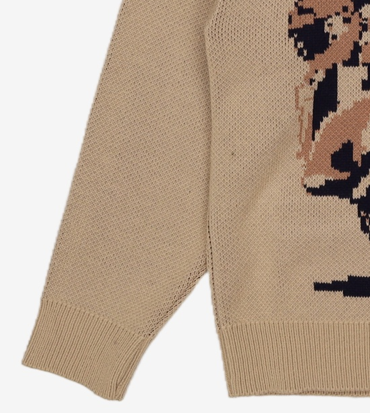 크리틱(CRITIC) Moto Gp Knit Zip-Up Beige M