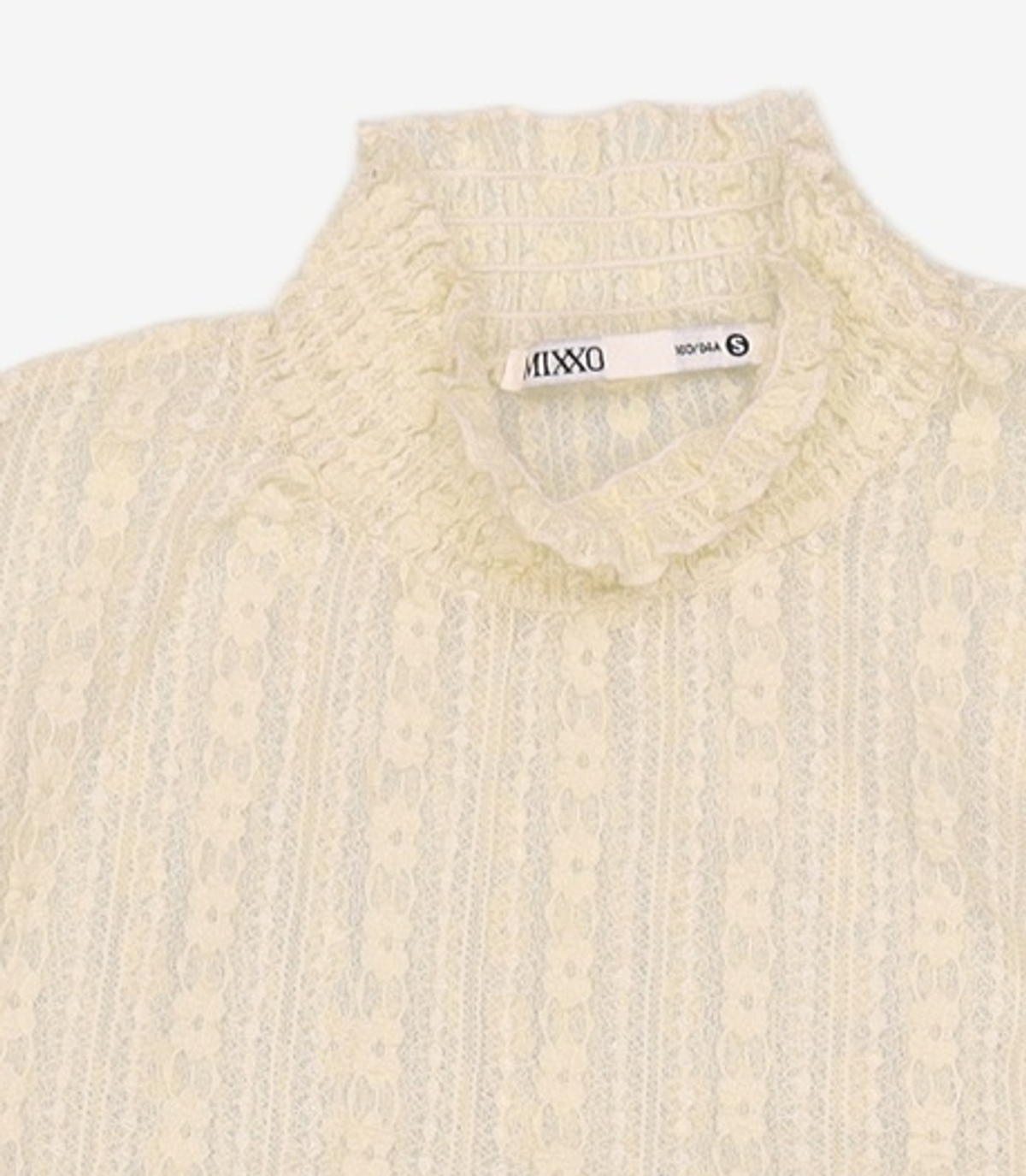 미쏘(MIXXO) 레이스 블라우스 MIWBLB110G S