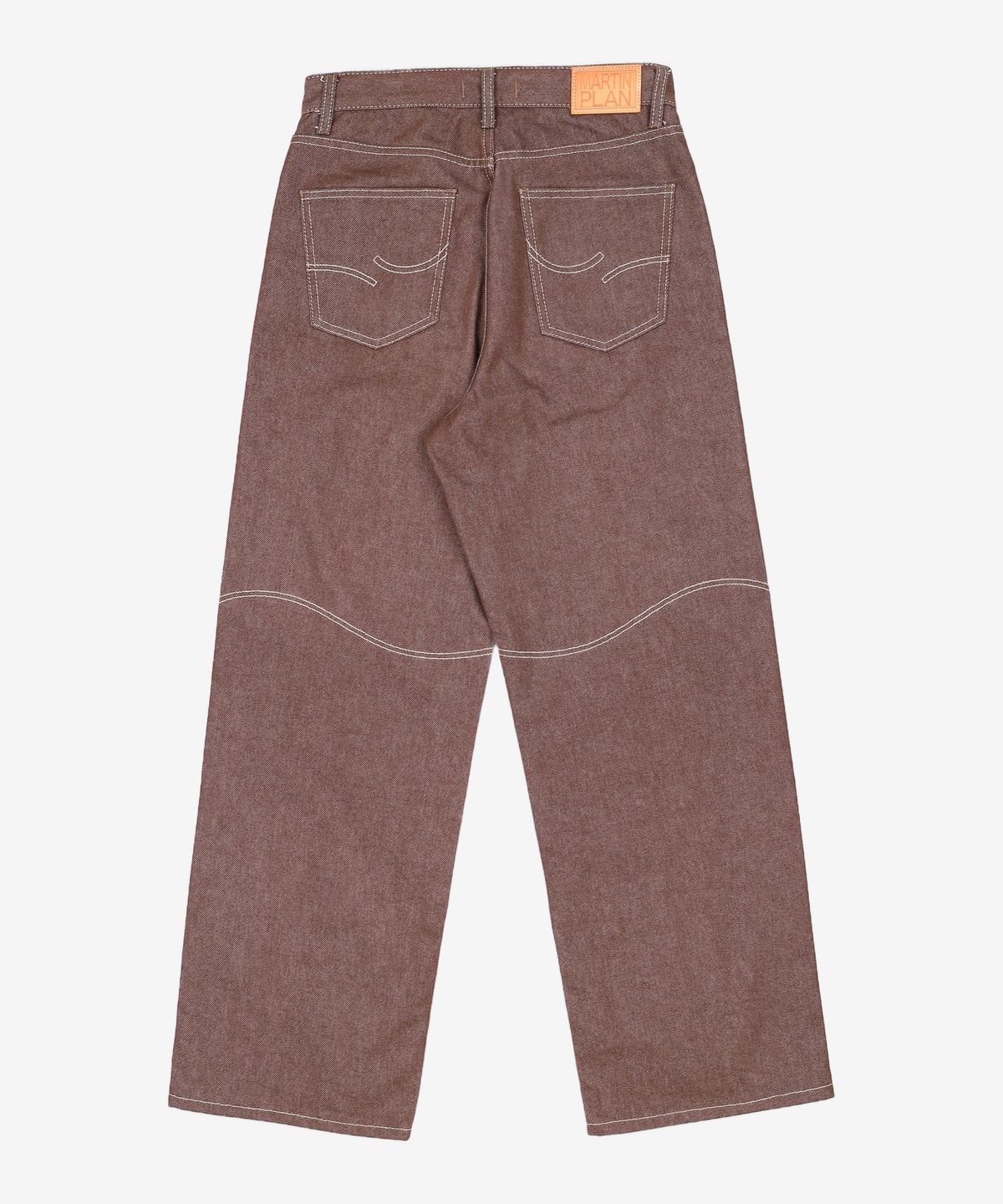마틴플랜(MARTIN PLAN) Wave Bar Denim - BROWN M