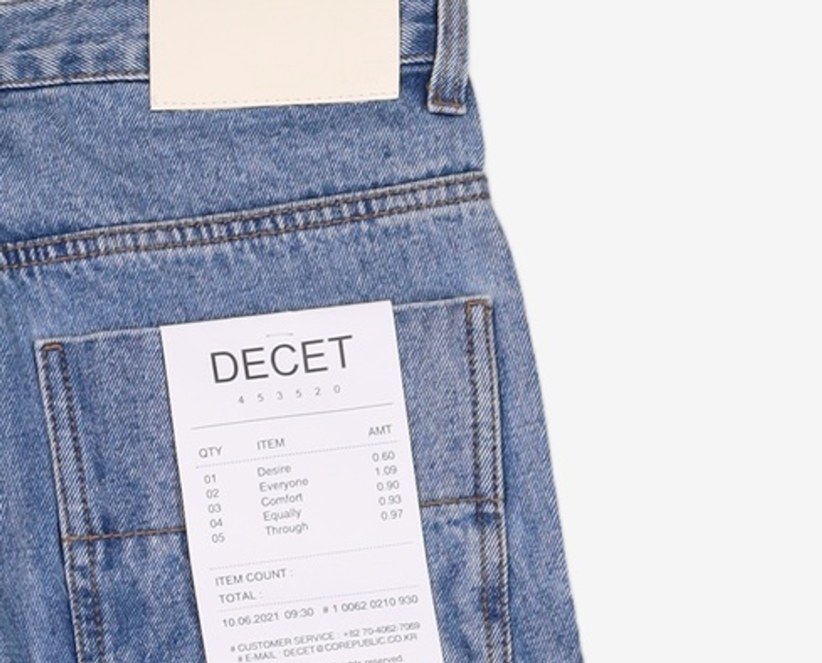 데케트(DECET) 청/데님 팬츠 28