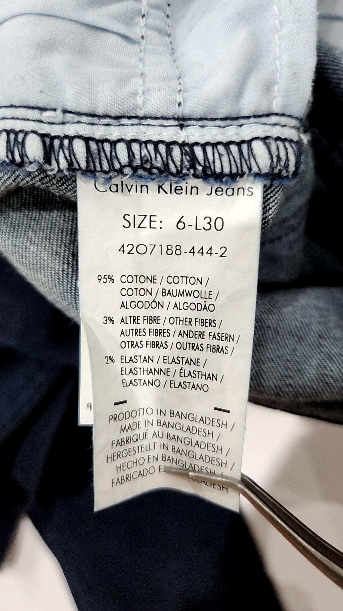 캘빈클라인 진(CALVIN KLEIN JEANS) 청/데님 팬츠 6