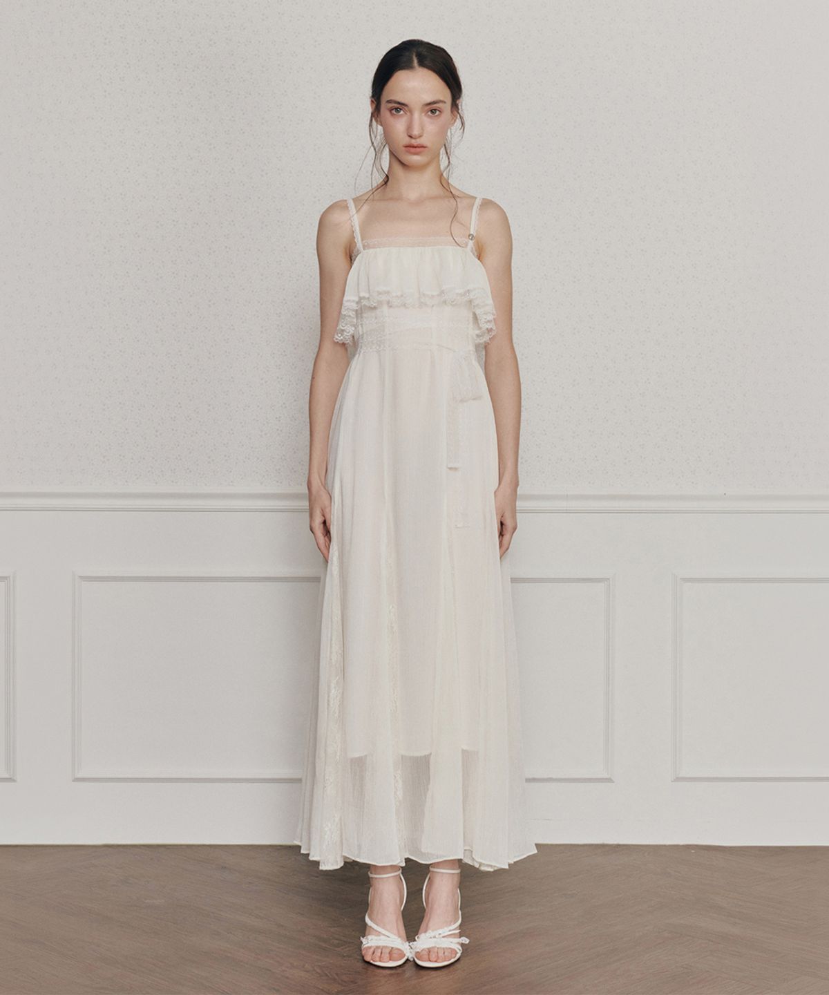 페인오어플레져(PAINORPLEASURE) MOONRISE DRESS cream