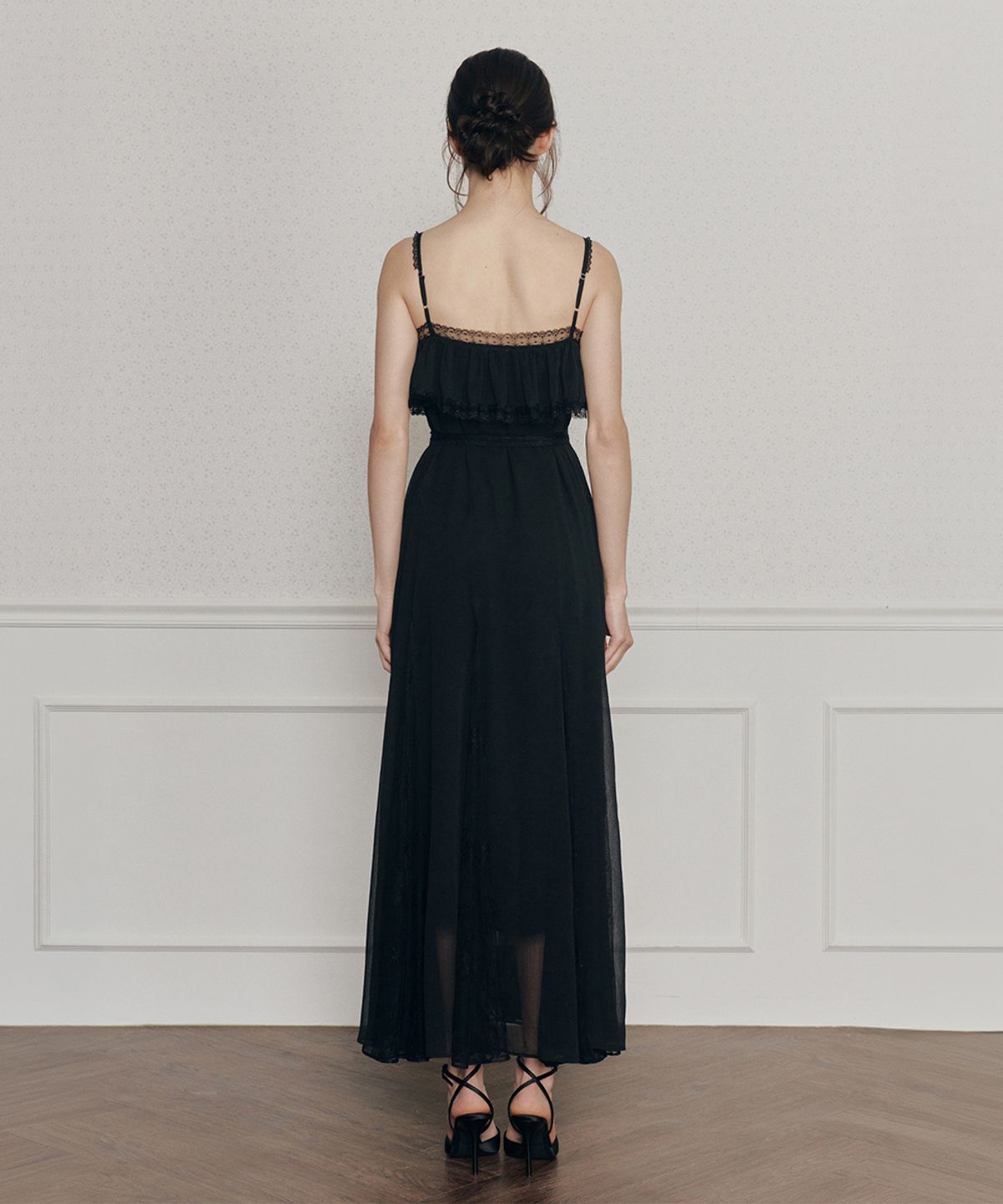 페인오어플레져(PAINORPLEASURE) MOONRISE DRESS black