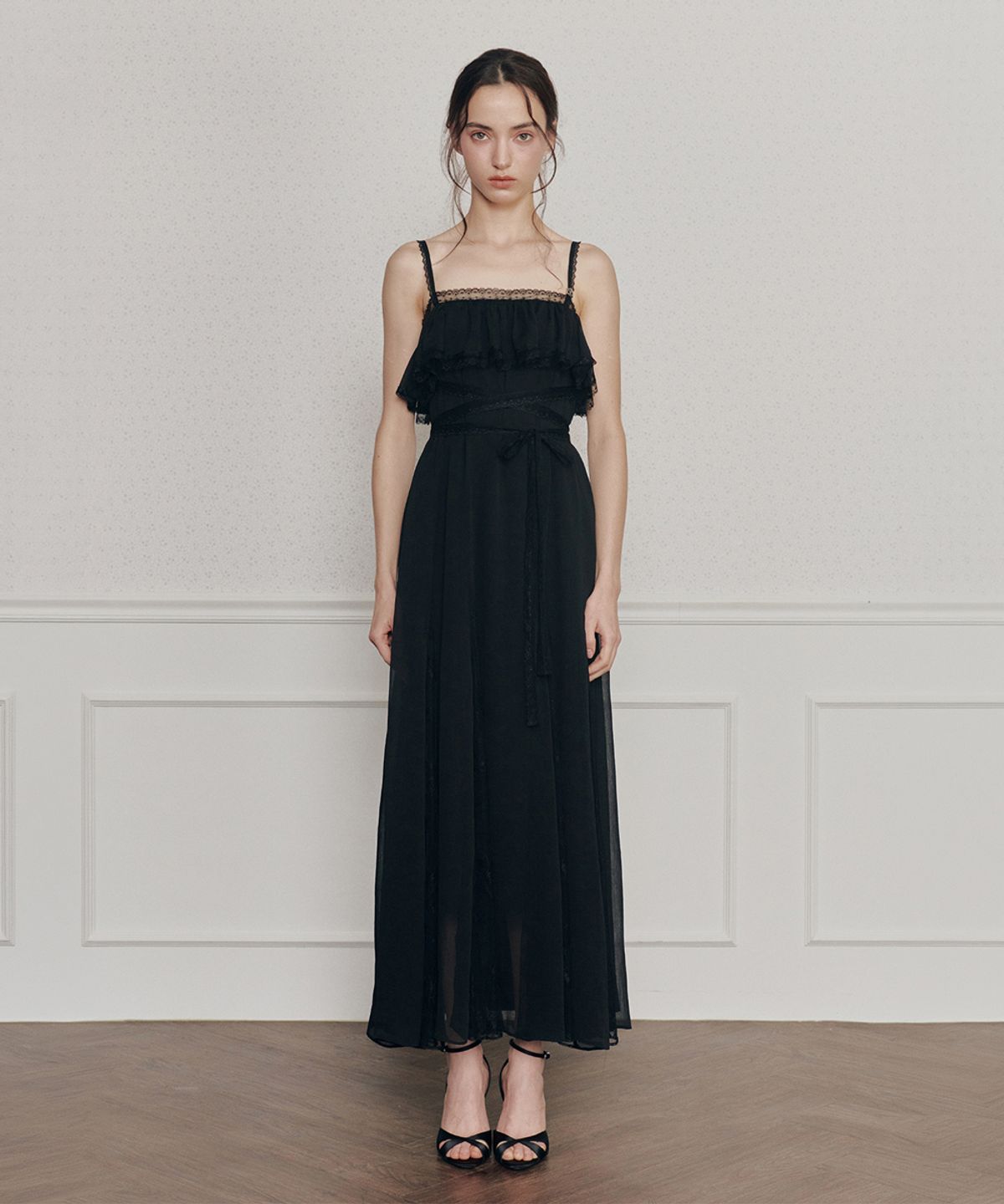 페인오어플레져(PAINORPLEASURE) MOONRISE DRESS black
