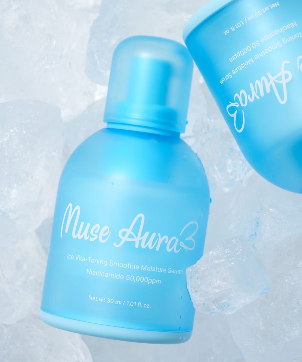 뮤즈아우라(MUSE AURA) 아이스 비타토닝 스무디 수분 세럼 30ml