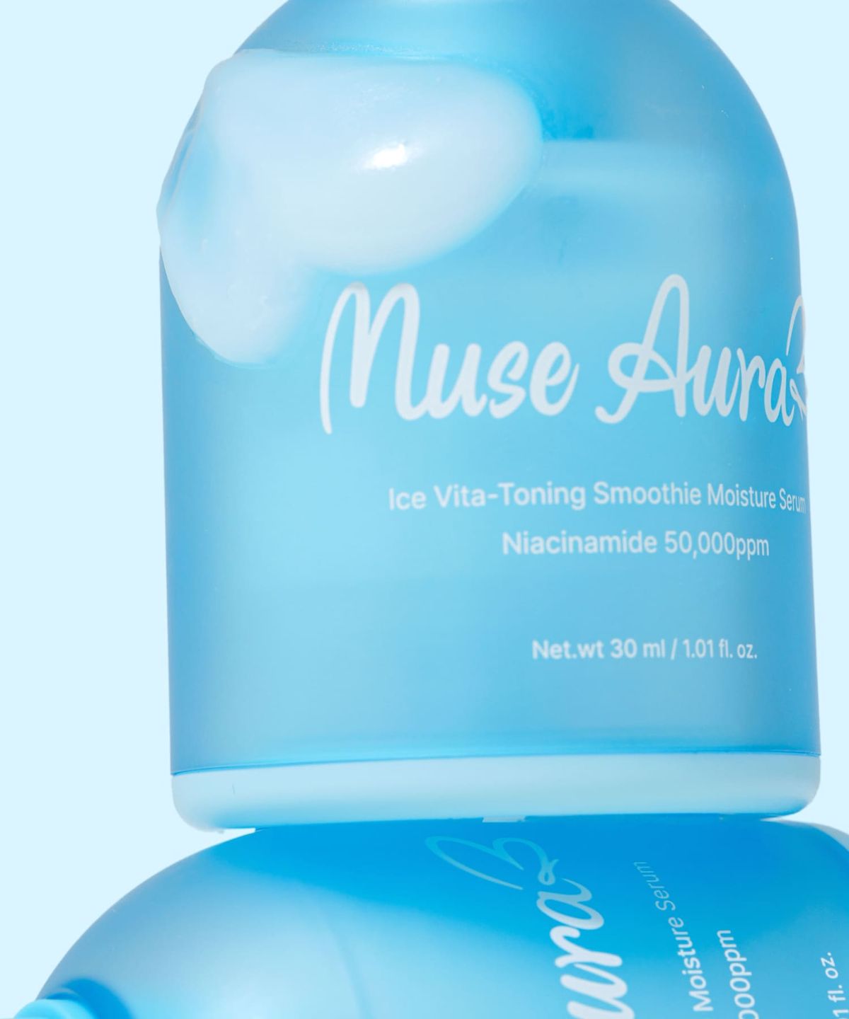 뮤즈아우라(MUSE AURA) 아이스 비타토닝 스무디 수분 세럼 30ml