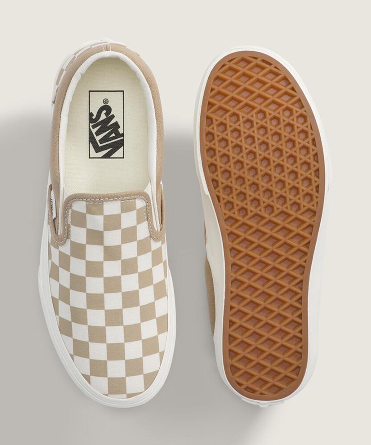 반스(VANS) 클래식 슬립 온 - (컬리 띠어리) 체커보드 인센스 / VN000D6Y4MG1