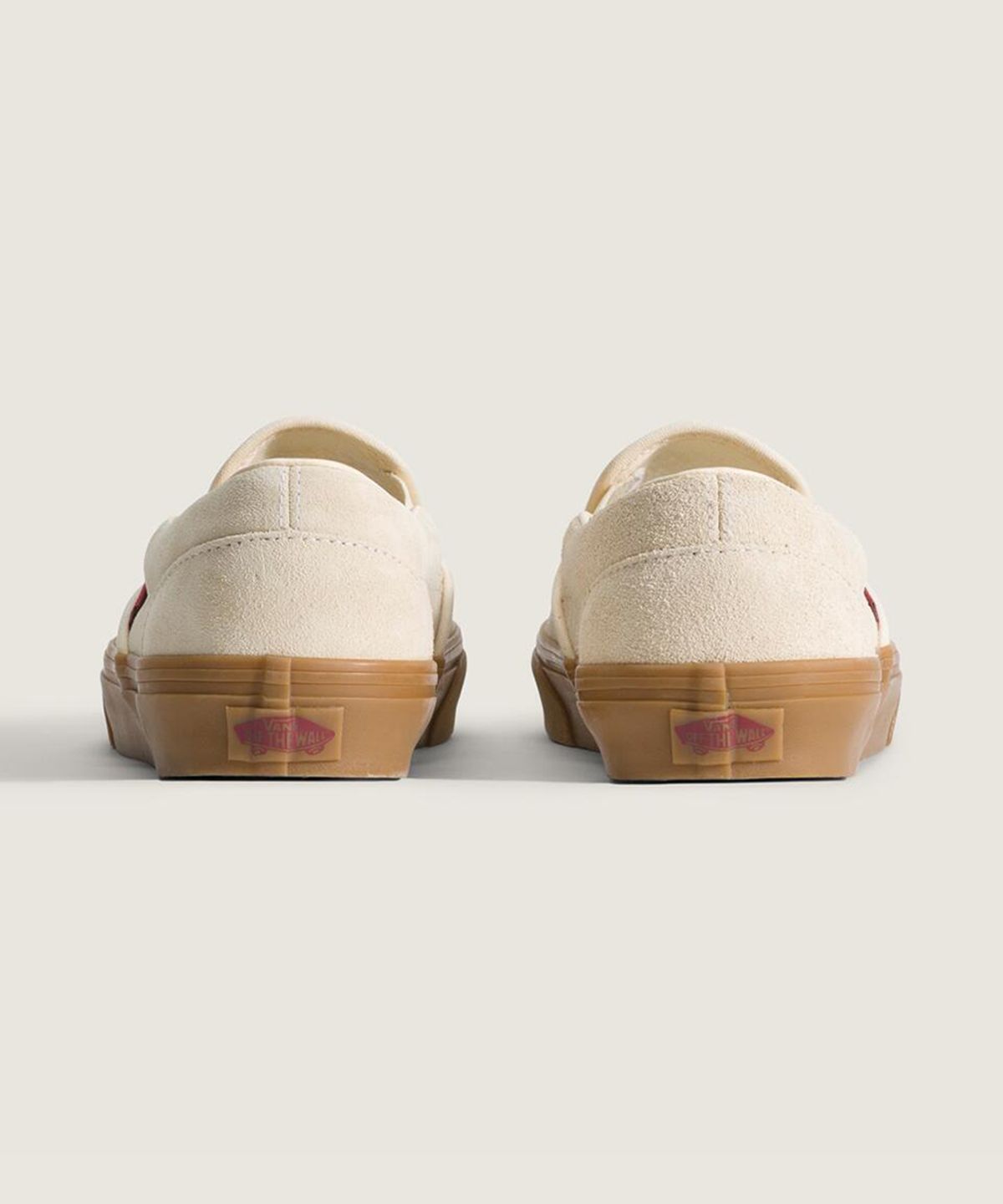 반스(VANS) 클래식 슬립 온 - 크림:버건디 / VN000Z7AI661