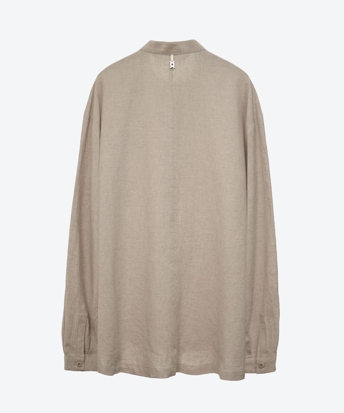언티지(UNTAGE) 린넨 헨리 셔츠[OatmealUNISEX)]_UTS-SS81