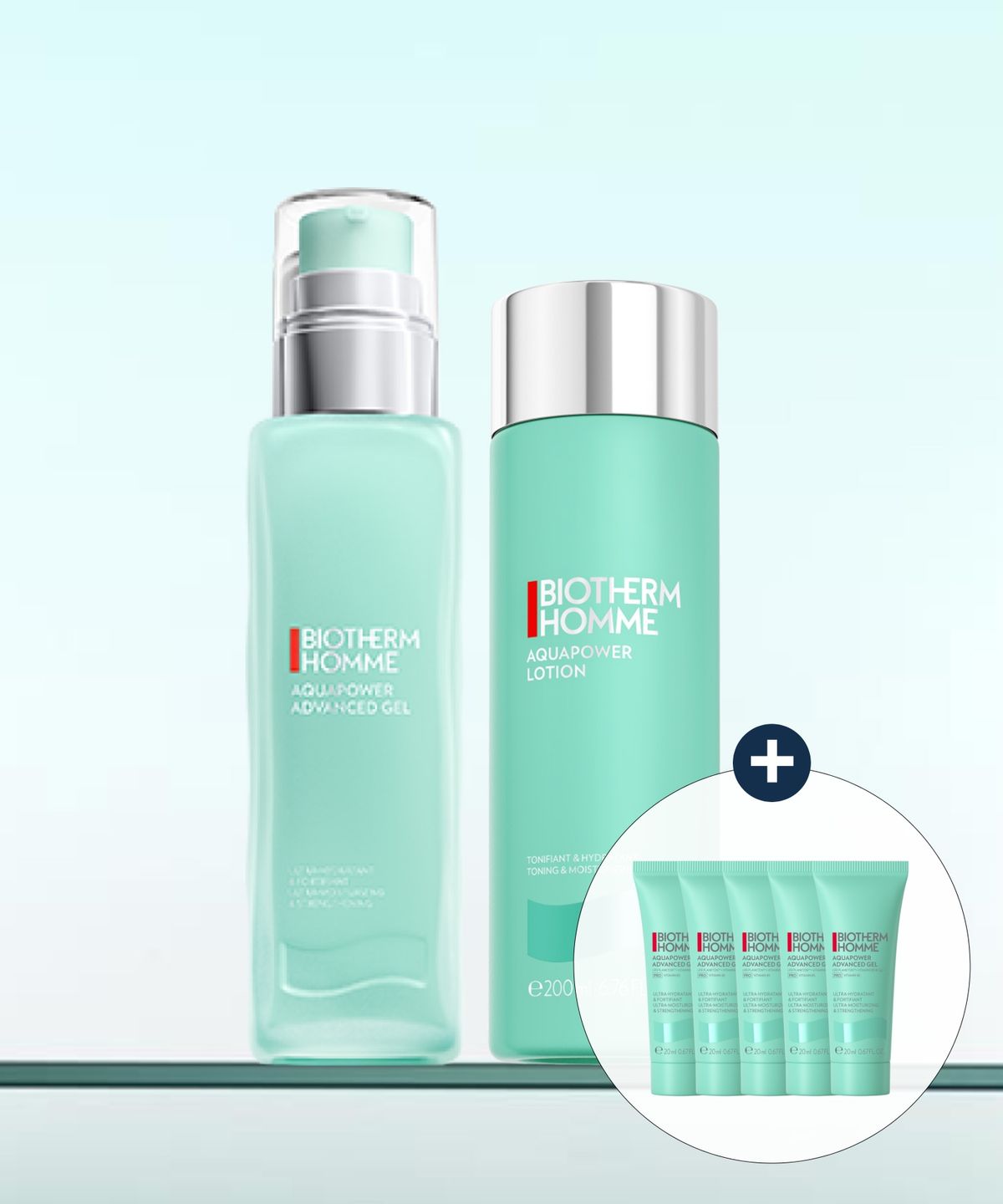 비오템(BIOTHERM) [토너+로션] 아쿠아파워 2-STEP 세트(+젤 PRO 100ml 증정)