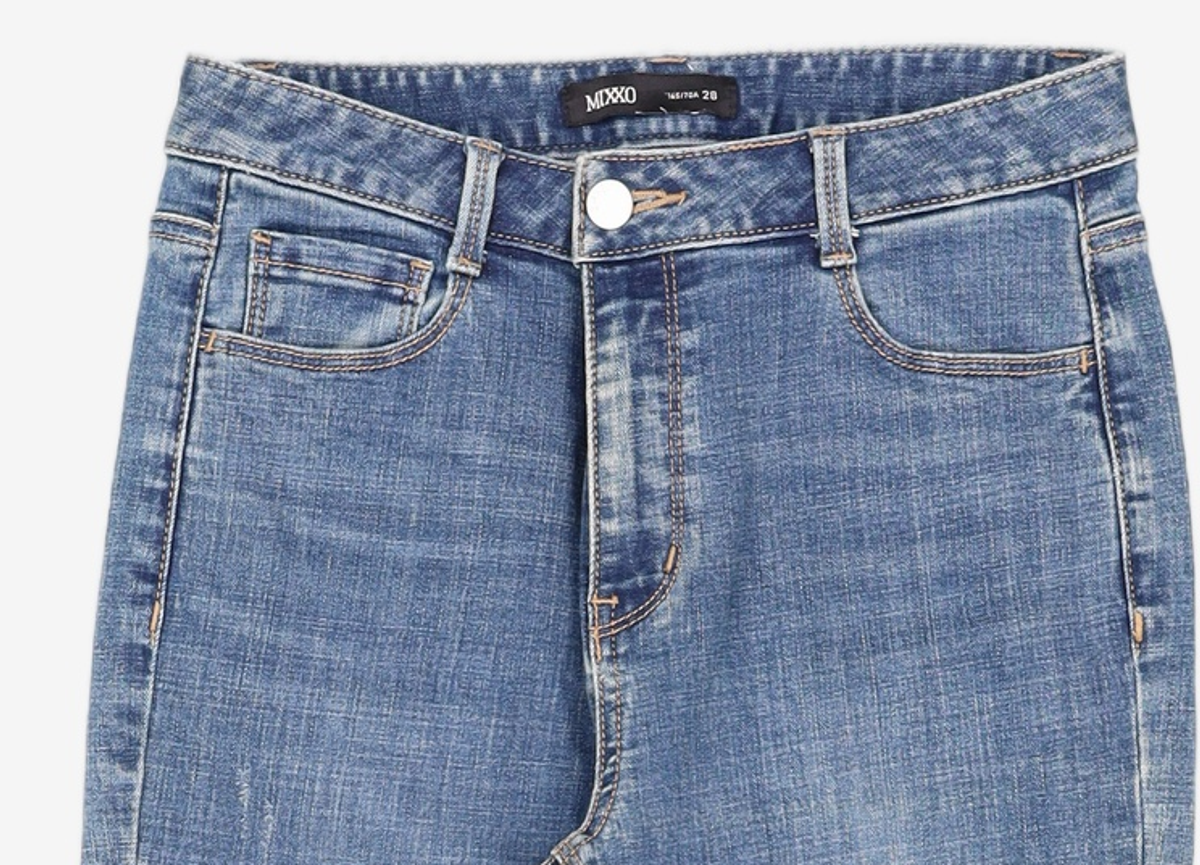 미쏘(MIXXO) 청/데님 팬츠 28