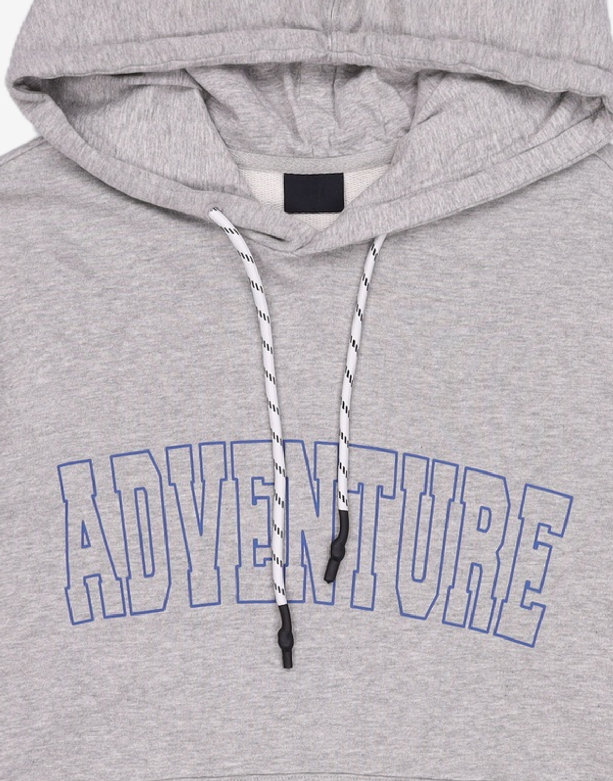티비제이(TBJ) 남성 3단쮸리 ADVENTURE 래터링 후드티셔츠 T214TS300P L