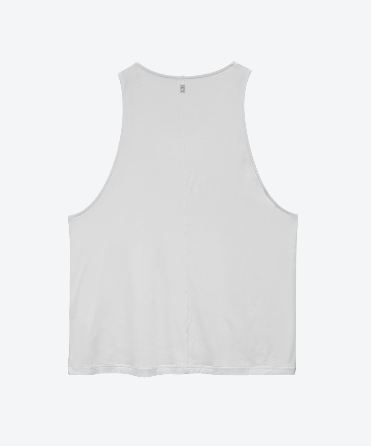 언티지(UNTAGE) 내로우 숄더 실키 민소매 티셔츠[White(UNISEX)]_UTT-ST63