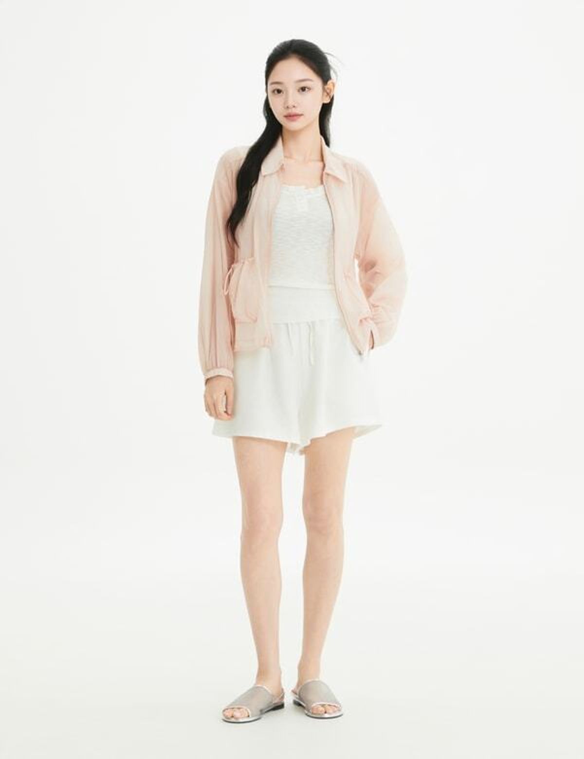 로엠(ROEM) 카라 시스루 바람막이 RMJPG26RT2