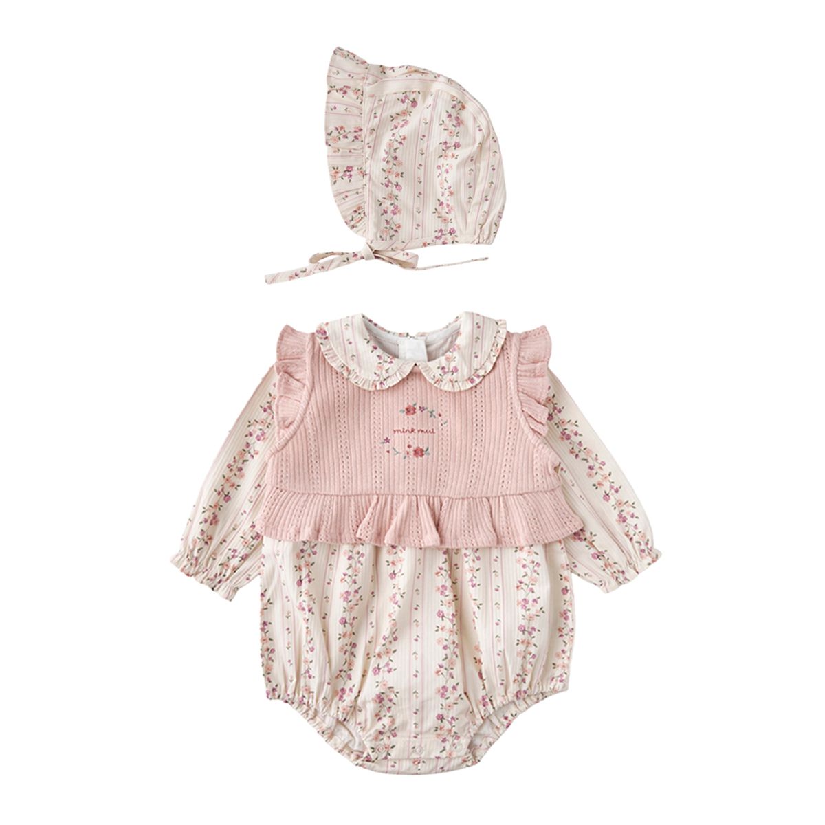 밍크뮤(MINKMUI) 베스트SET플라워바디슈트 (36A12-604-04)