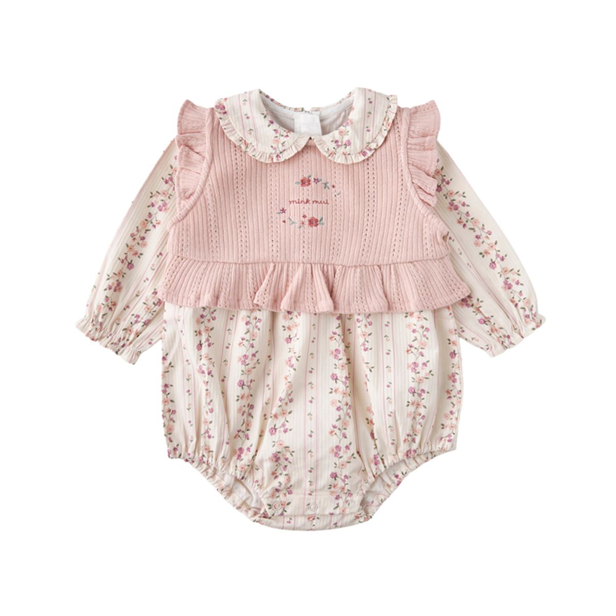 밍크뮤(MINKMUI) 베스트SET플라워바디슈트 (36A12-604-04)
