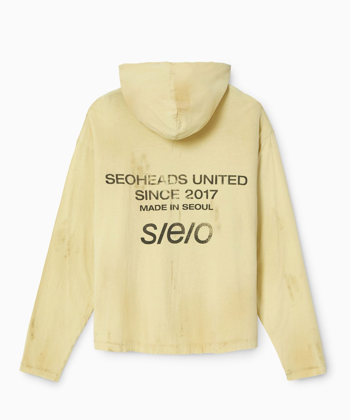 에스이오(s/e/o) LIGHTWEIGHT LOOSE HOODIE ZIP-UP LIME