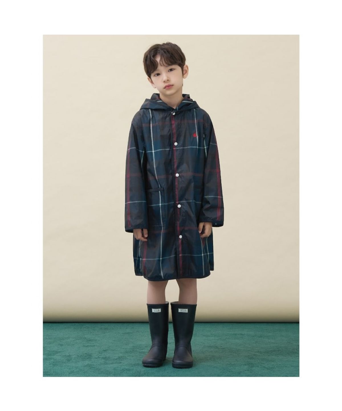 빈폴 키즈(BEANPOLE KIDS) 귀달이 우비  그린 (BI6639U01M)