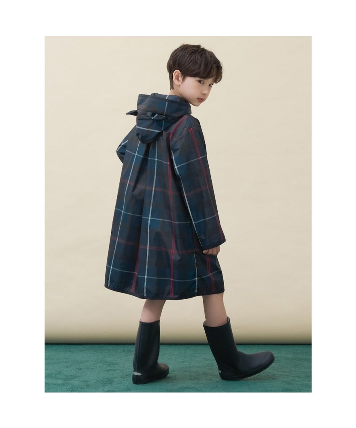 빈폴 키즈(BEANPOLE KIDS) 귀달이 우비  그린 (BI6639U01M)