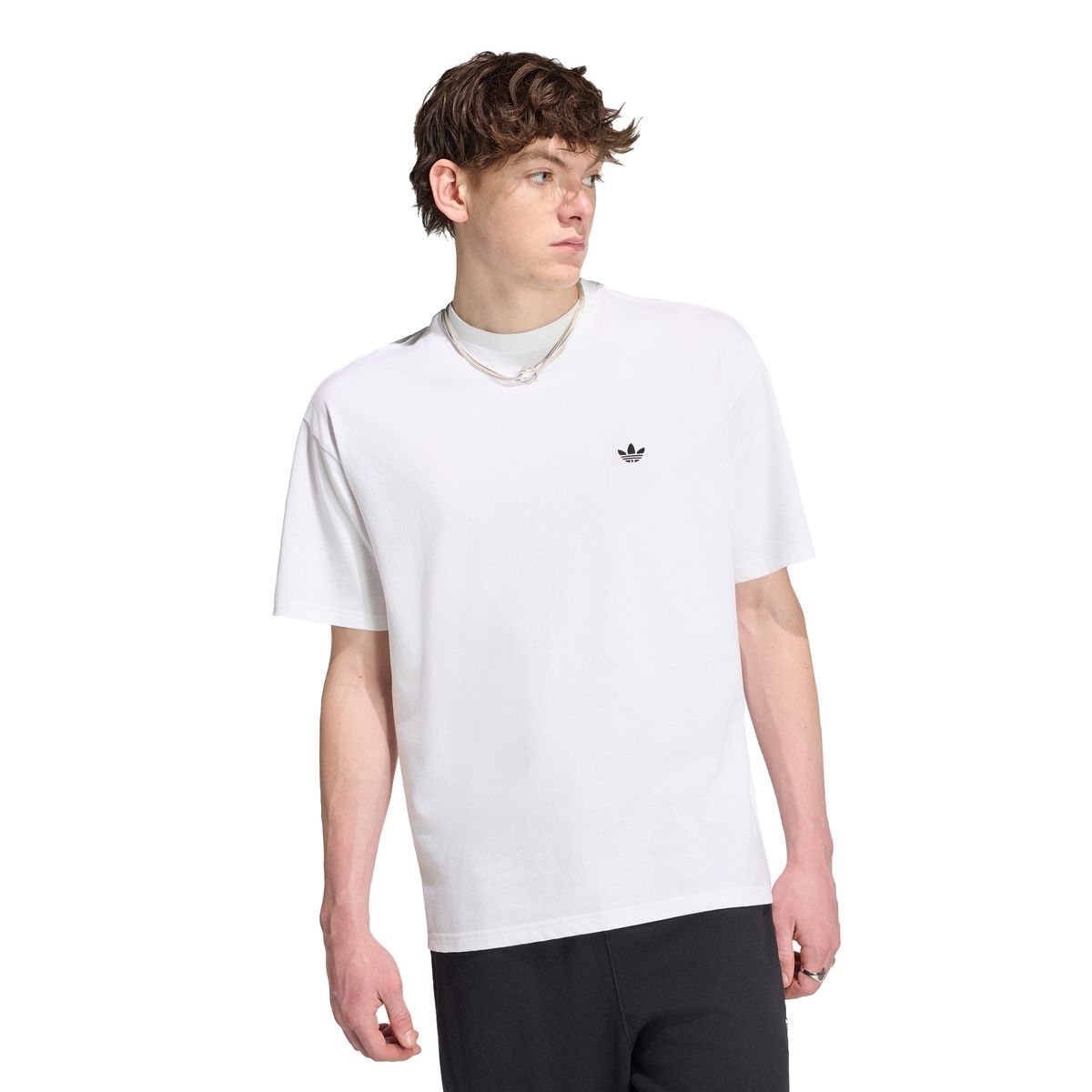 아디다스(ADIDAS) 트레포일 에센셜 루즈 드롭 숄더 티 KS7394