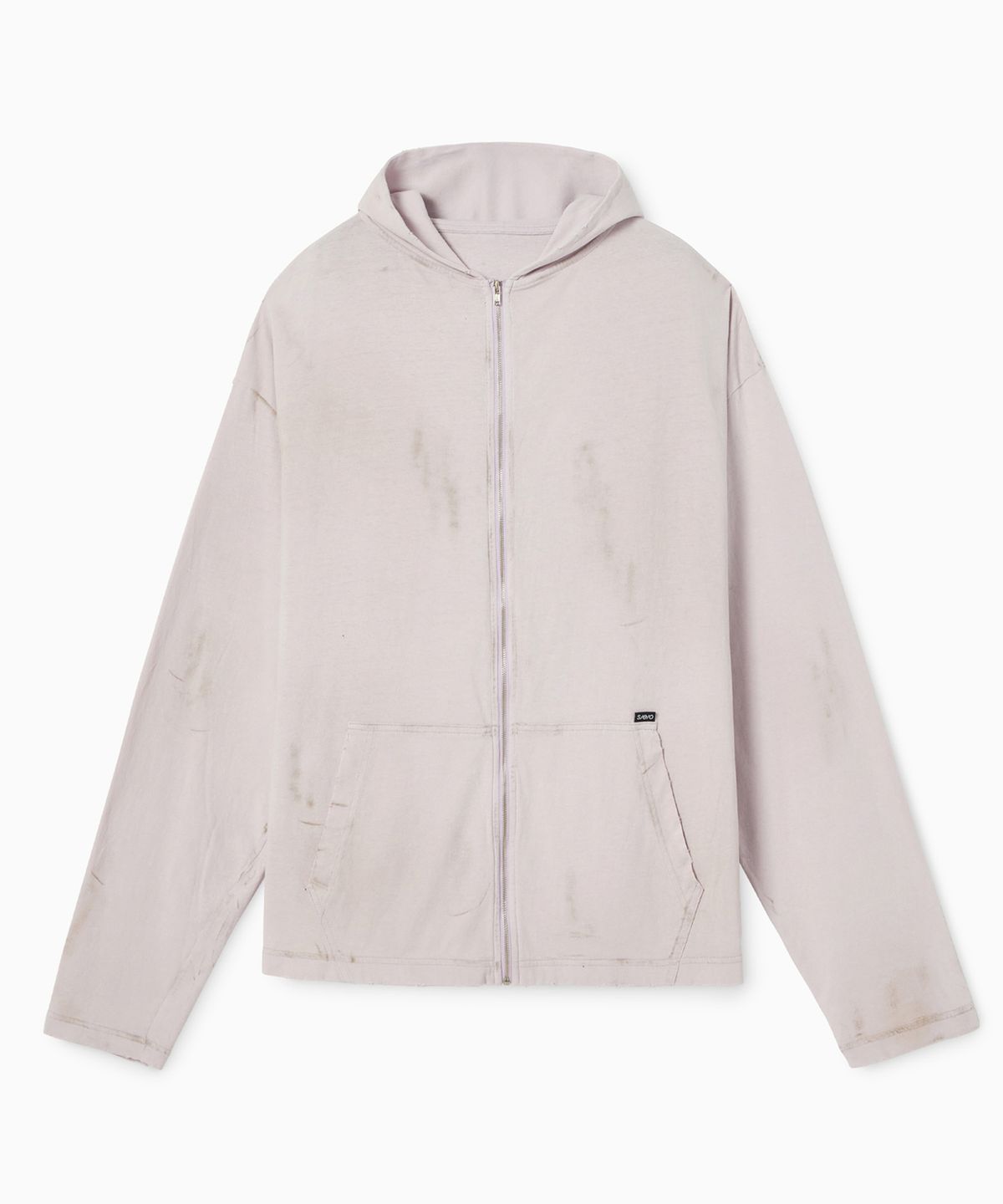 에스이오(s/e/o) LIGHTWEIGHT LOOSE HOODIE ZIP-UP LAVENDER