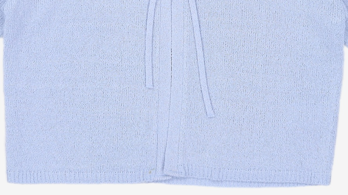 미쏘(MIXXO) 부클 리본 가디건_MIWCKE524T S