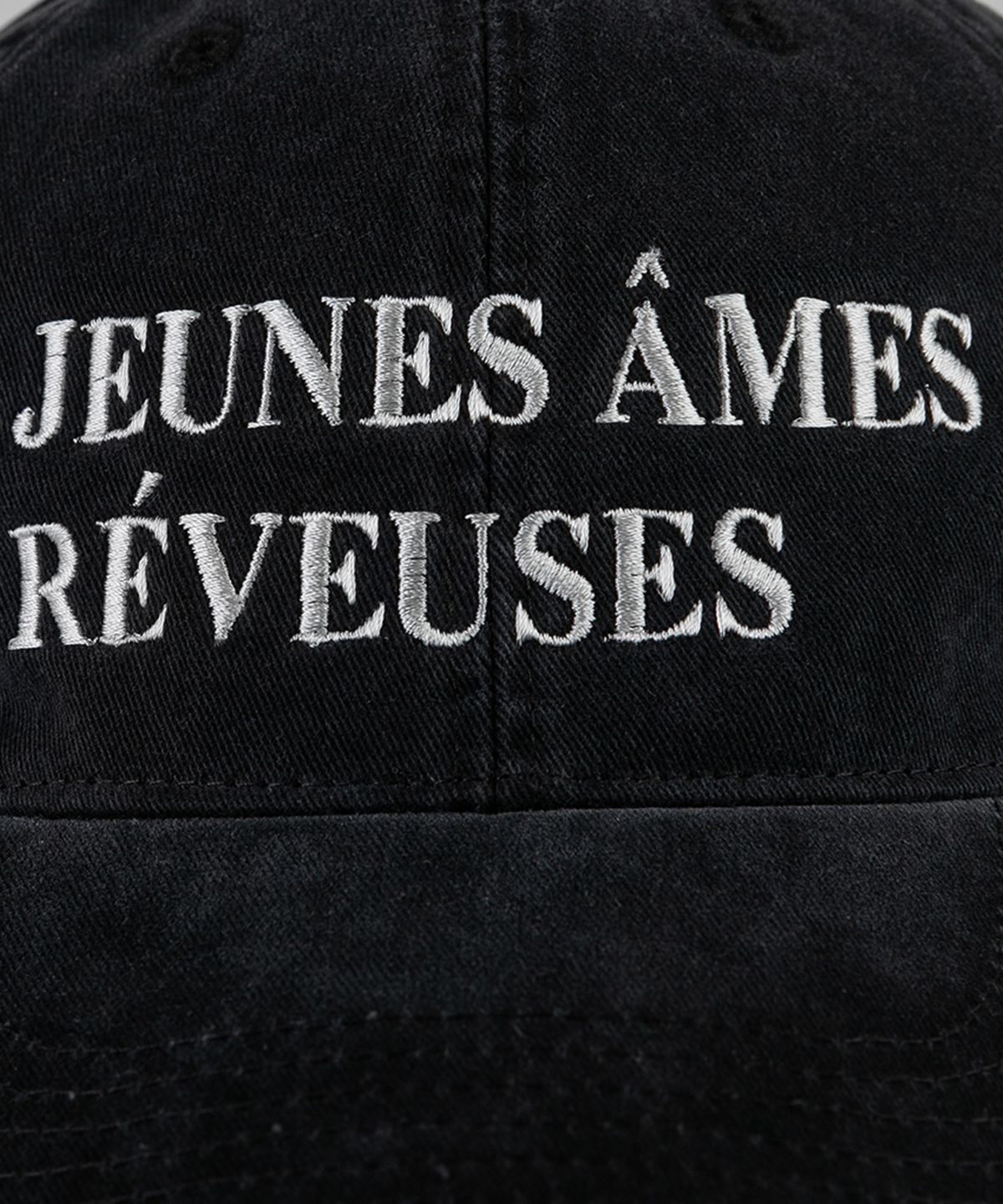 윅(WICK) JEUNES AMES 카치온 볼캡-블랙