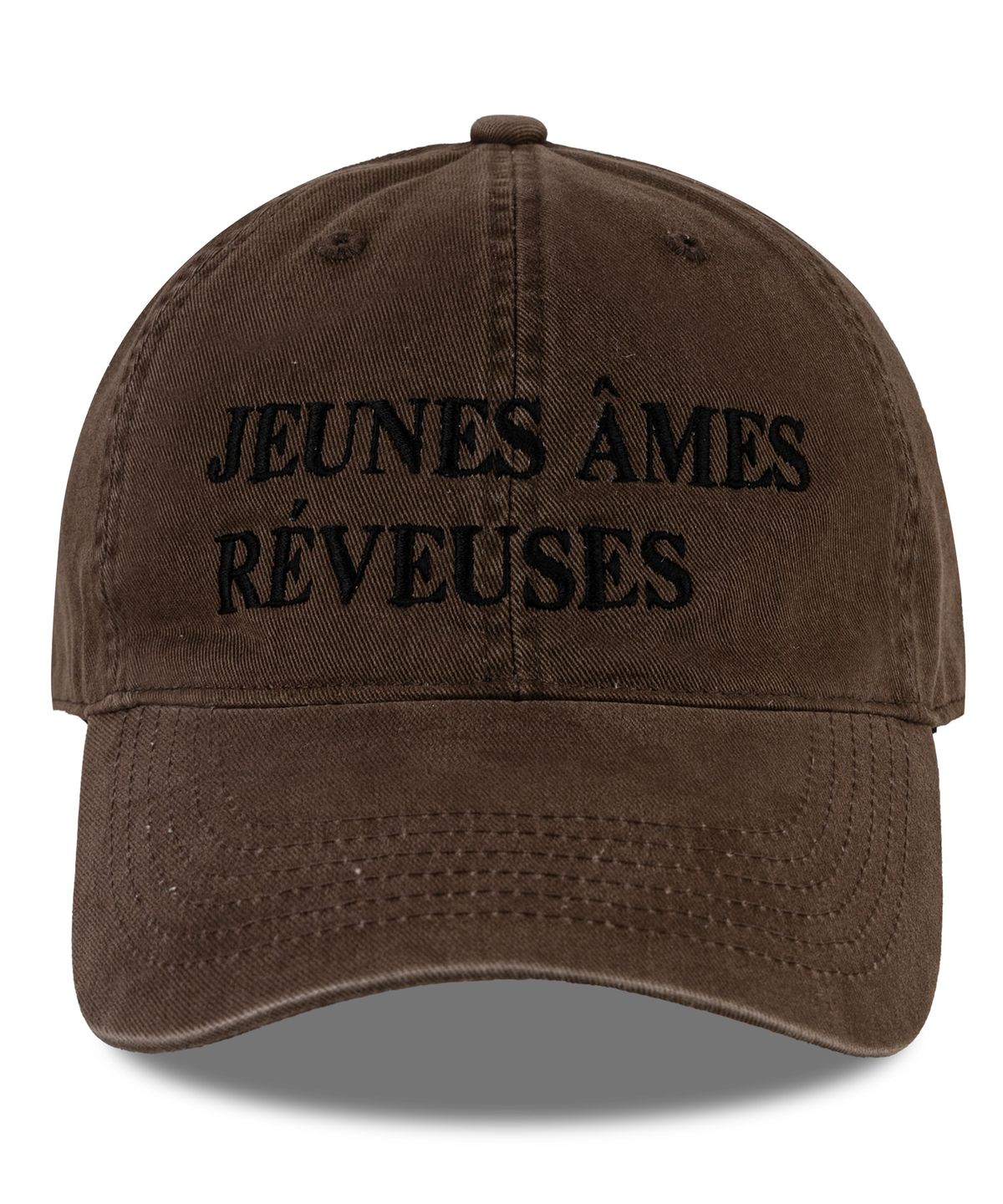 윅(WICK) JEUNES AMES 카치온 볼캡-브라운