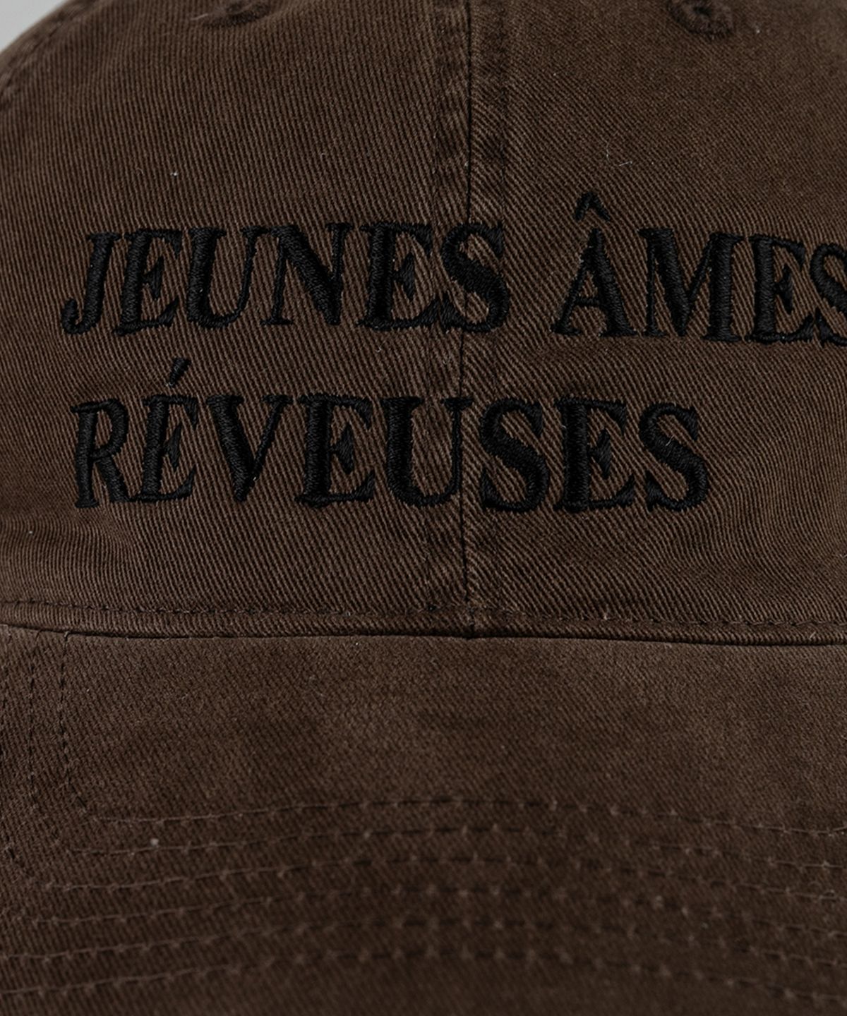 윅(WICK) JEUNES AMES 카치온 볼캡-브라운