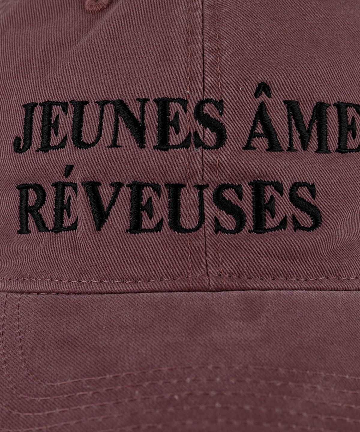 윅(WICK) JEUNES AMES 카치온 볼캡-버건디