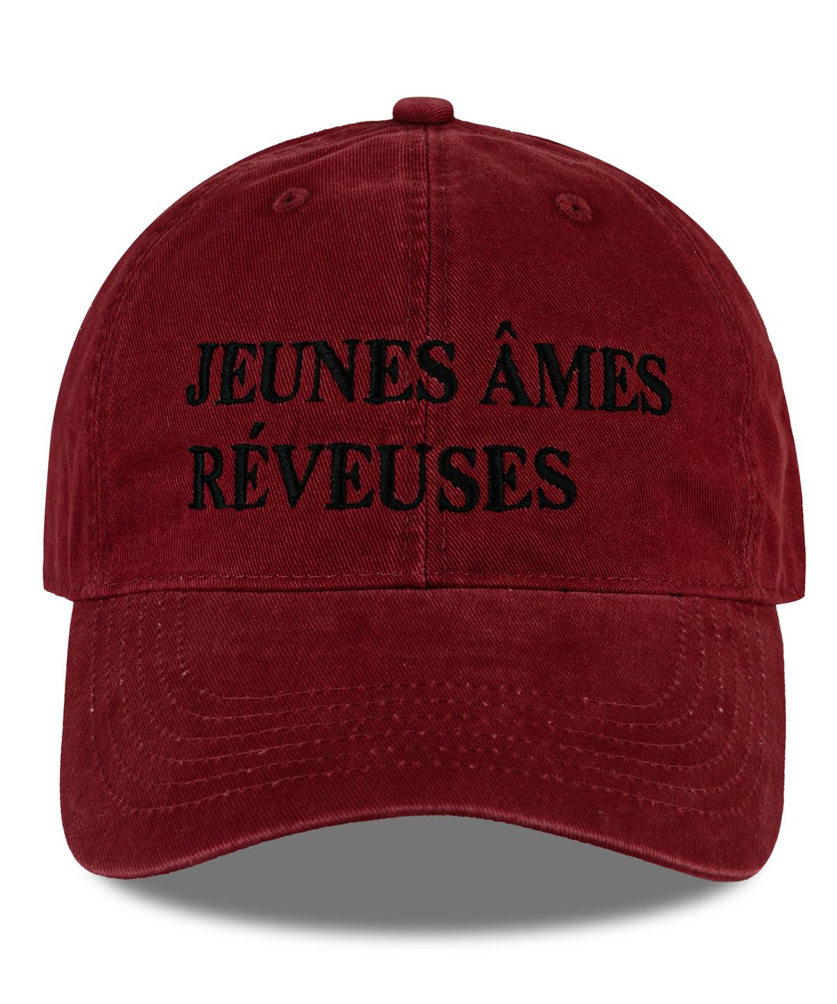 윅(WICK) JEUNES AMES 카치온 볼캡-레드와인
