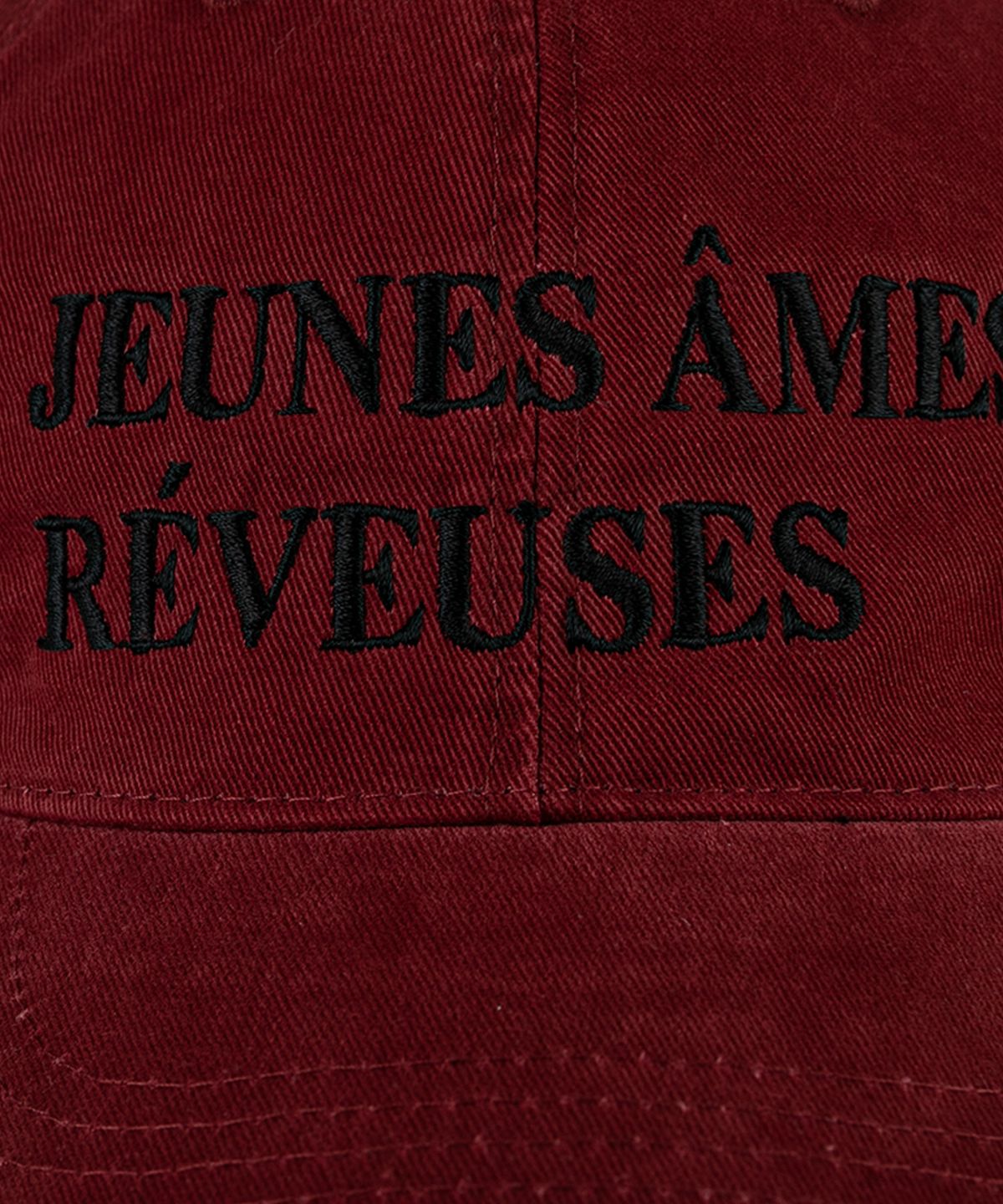 윅(WICK) JEUNES AMES 카치온 볼캡-레드와인