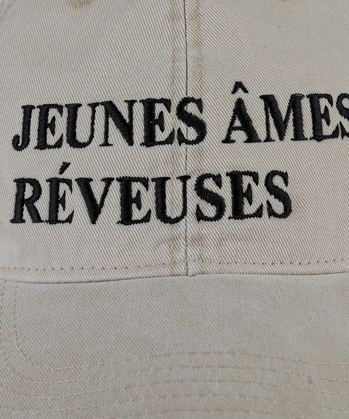 윅(WICK) JEUNES AMES 카치온 볼캡-라이트베이지