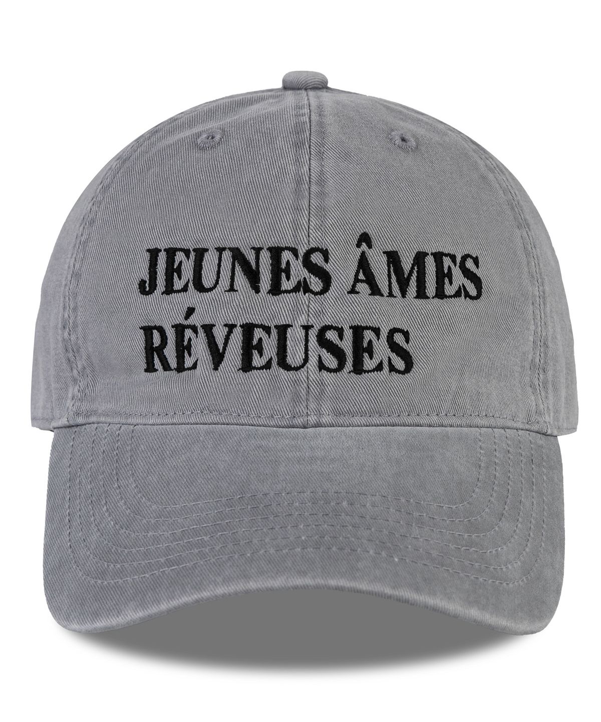 윅(WICK) JEUNES AMES 카치온 볼캡-그레이