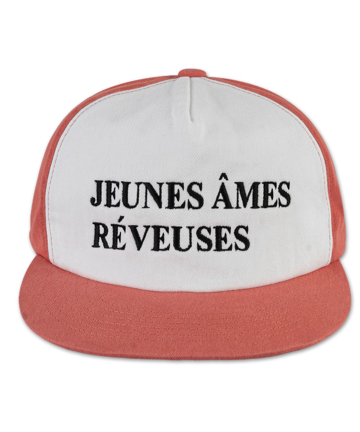 윅(WICK) JEUNES AMES 5패널 투톤 워싱 볼캡-핑크