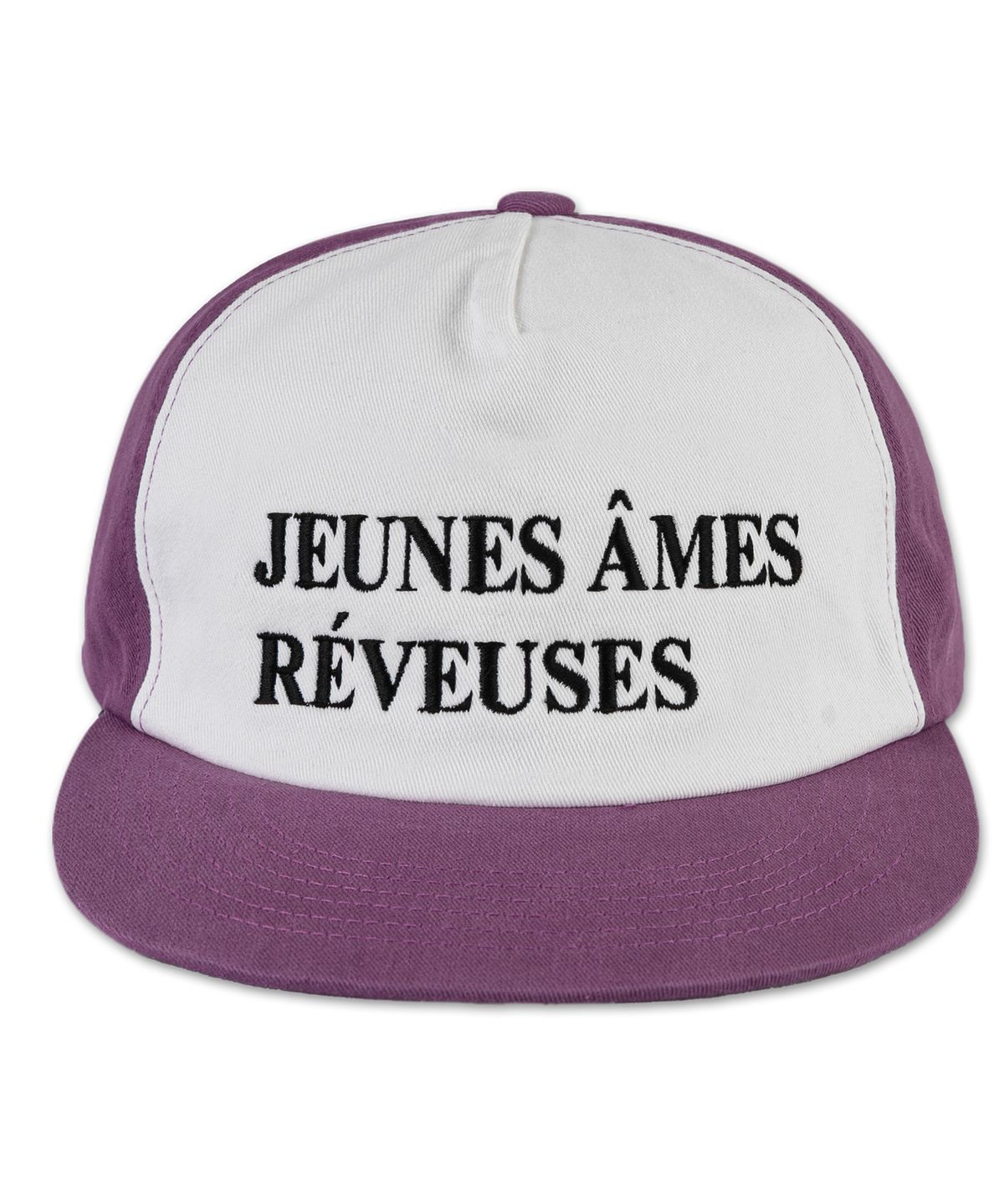 윅(WICK) JEUNES AMES 5패널 투톤 워싱 볼캡-퍼플