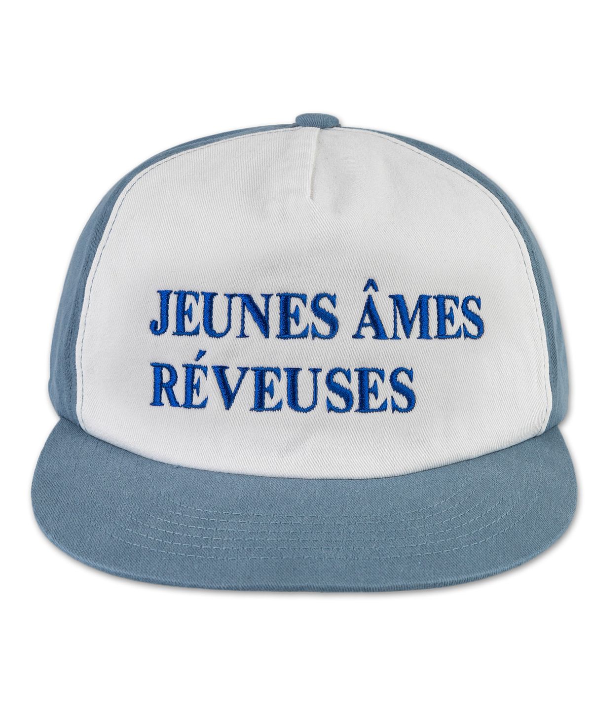 윅(WICK) JEUNES AMES 5패널 투톤 워싱 볼캡-스카이블루