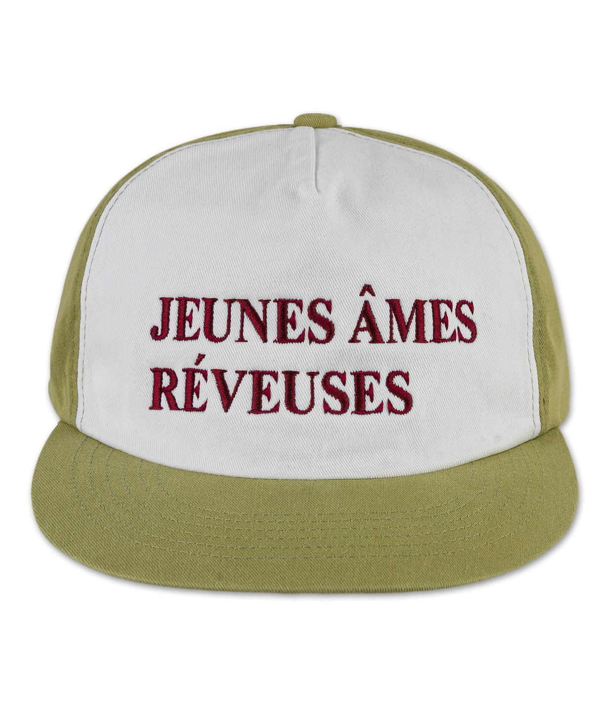 윅(WICK) JEUNES AMES 5패널 투톤 워싱 볼캡-그린