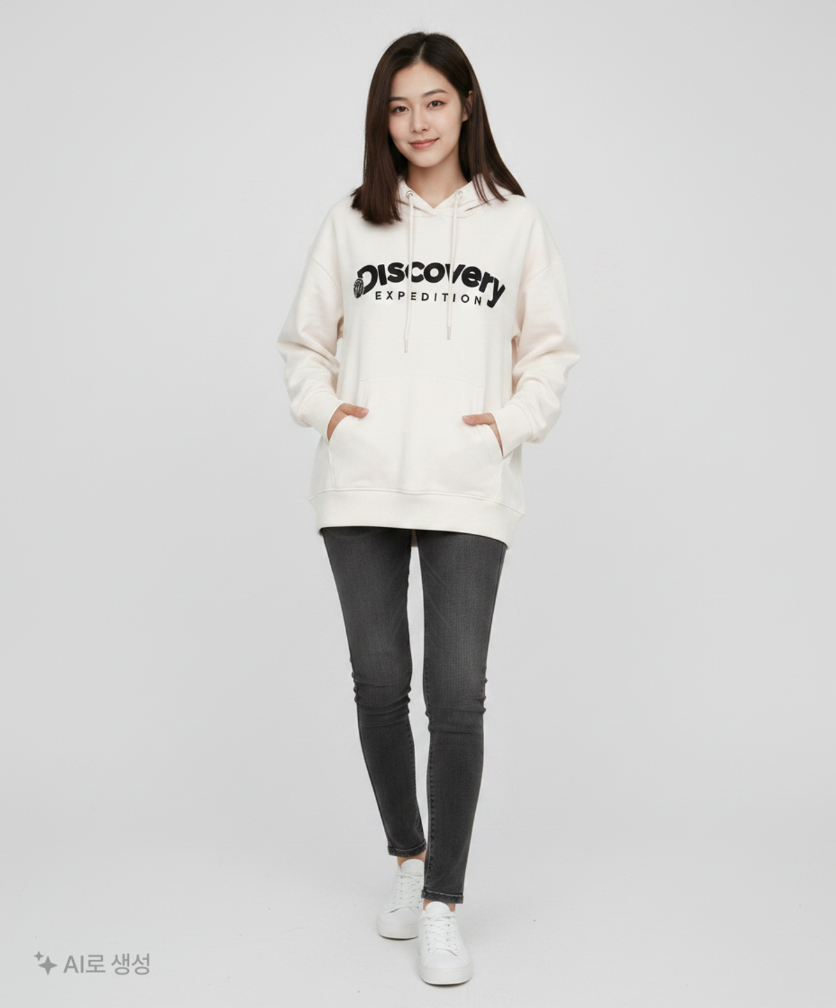 디스커버리(discovery) 후드 티셔츠 90