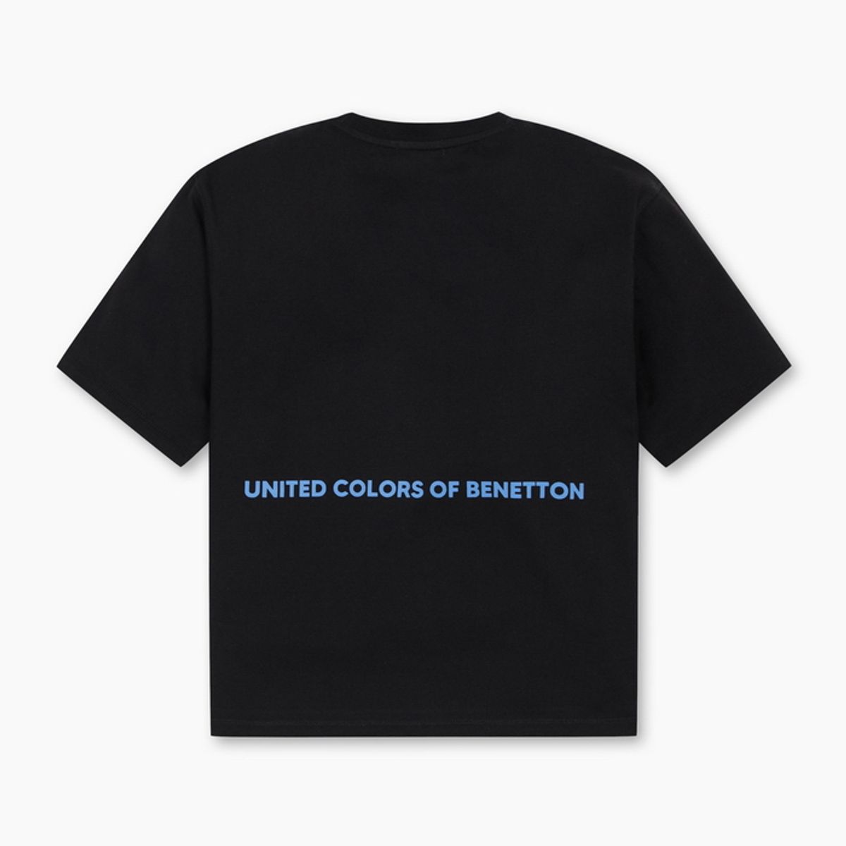 베네통키즈(BENETTONKIDS) [Online Exclusive] 5부 그래픽 티셔츠_QATS01641BK