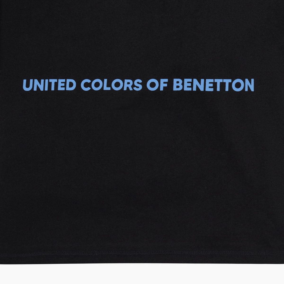 베네통키즈(BENETTONKIDS) [Online Exclusive] 5부 그래픽 티셔츠_QATS01641BK