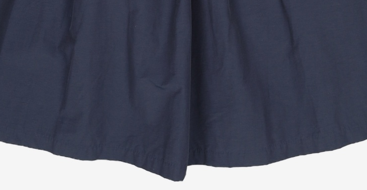 마리떼 프랑소와 저버(MARITHÉ + FRANҪOIS GIRBAUD) W NYLON BANDING FULL SKIRT navy S