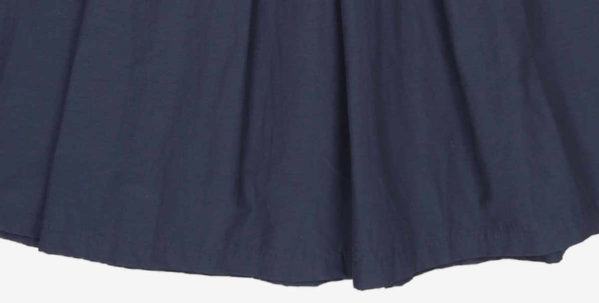 마리떼 프랑소와 저버(MARITHÉ + FRANҪOIS GIRBAUD) W NYLON BANDING FULL SKIRT navy S