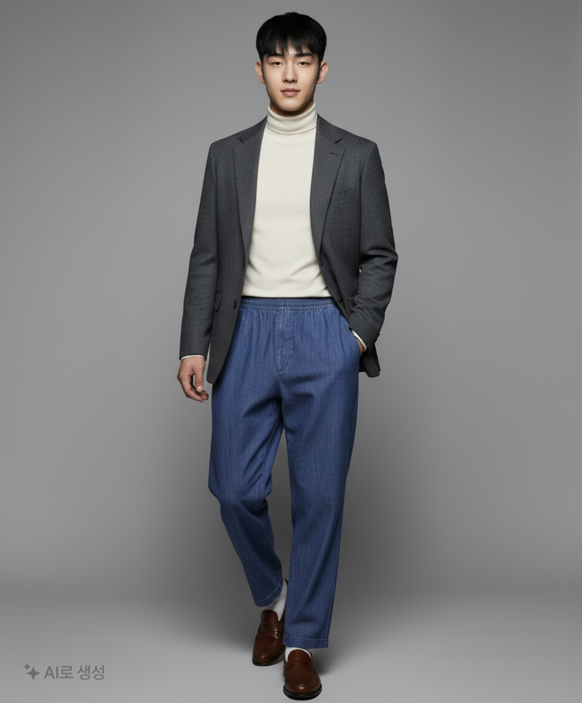 유니클로(UNIQLO) 청/데님 팬츠 L