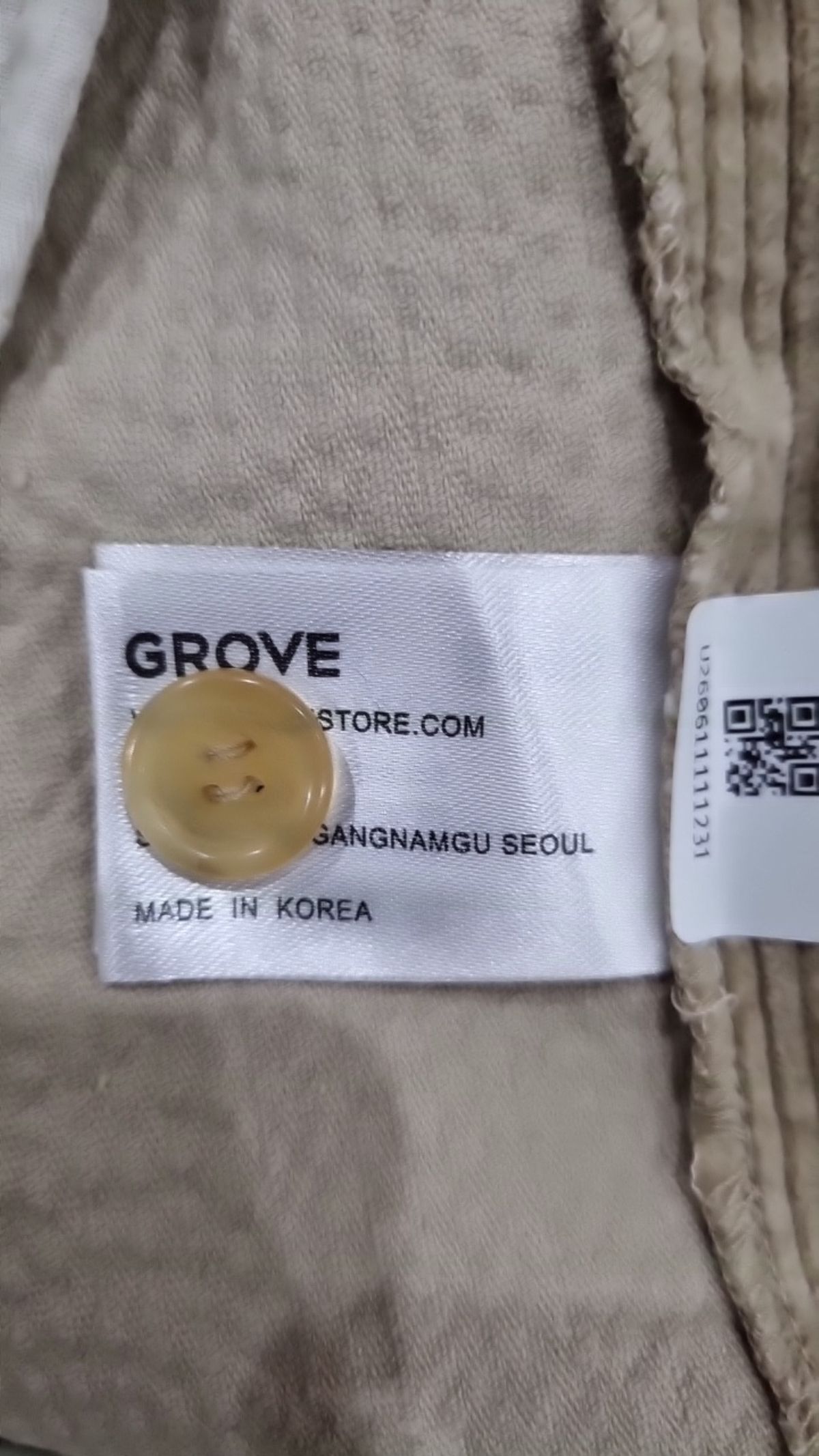 그로브(GROVE) 코튼 팬츠 M