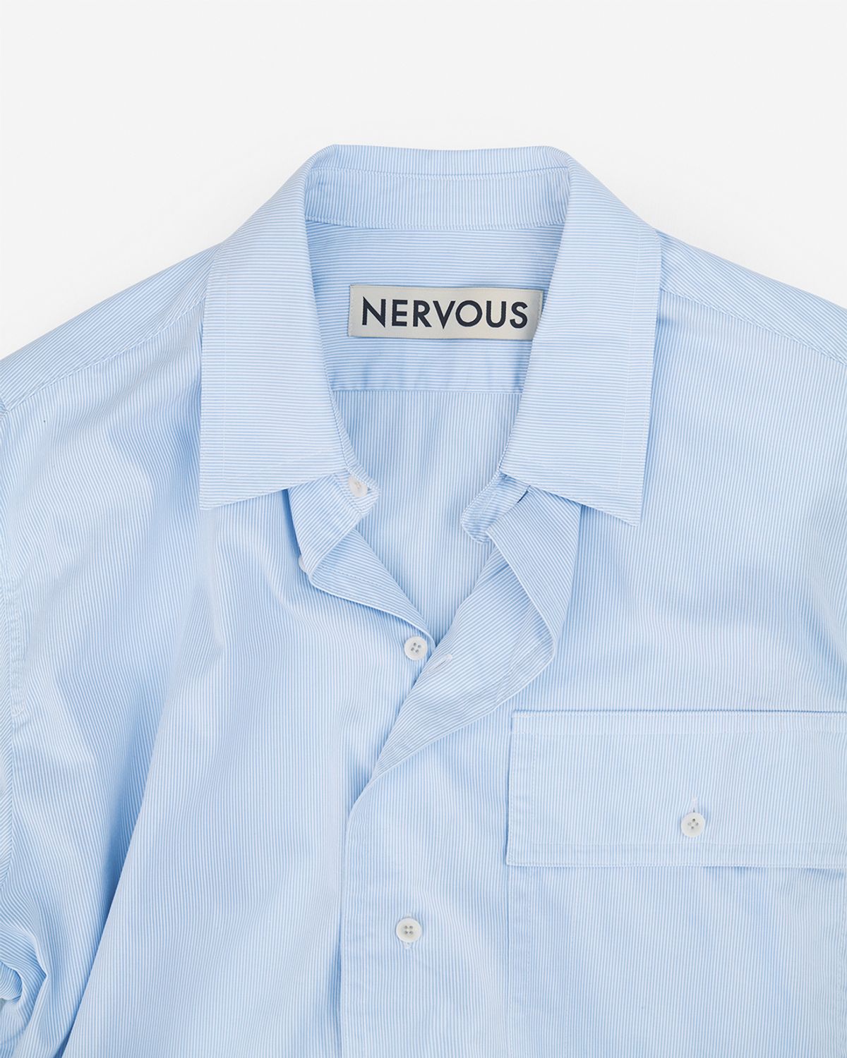 너버스(NERVOUS) SIGNATURE SHIRT _ blue stripe