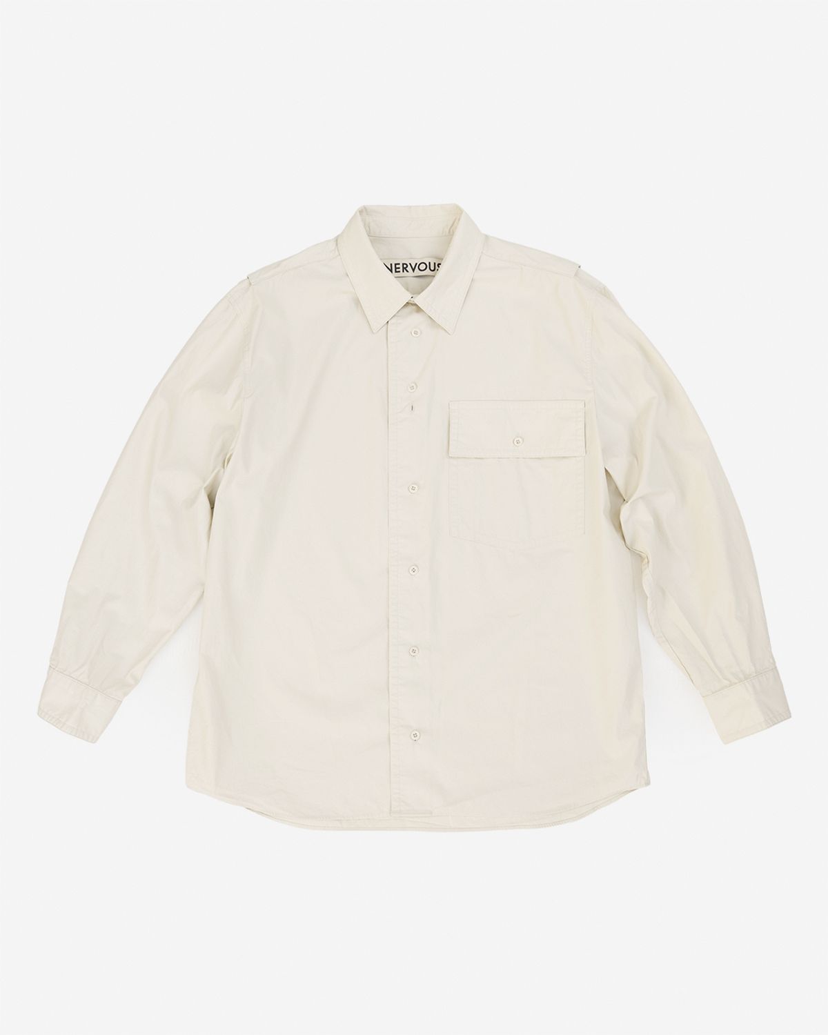 너버스(NERVOUS) SIGNATURE SHIRT _ beige