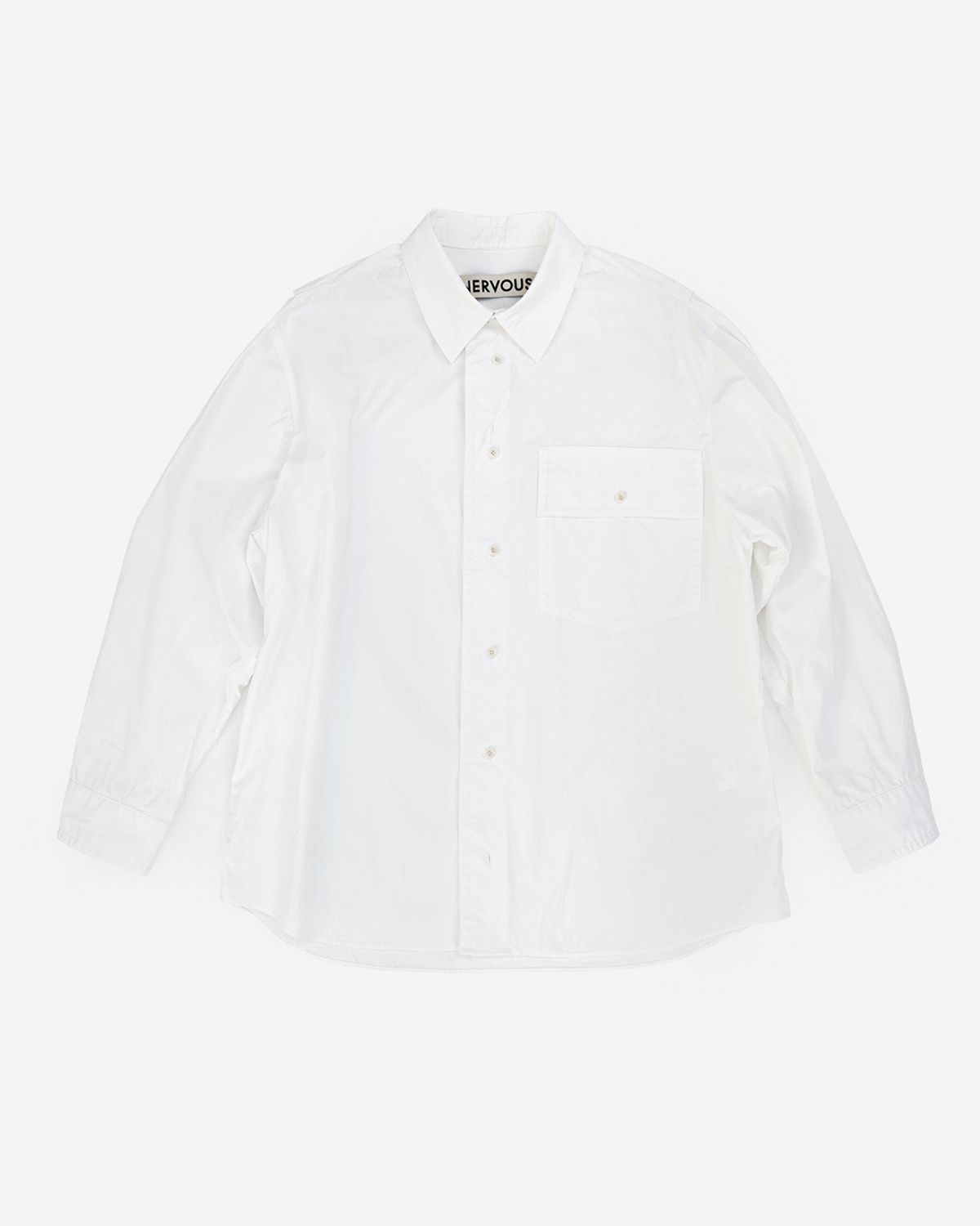 너버스(NERVOUS) SIGNATURE SHIRT _ white