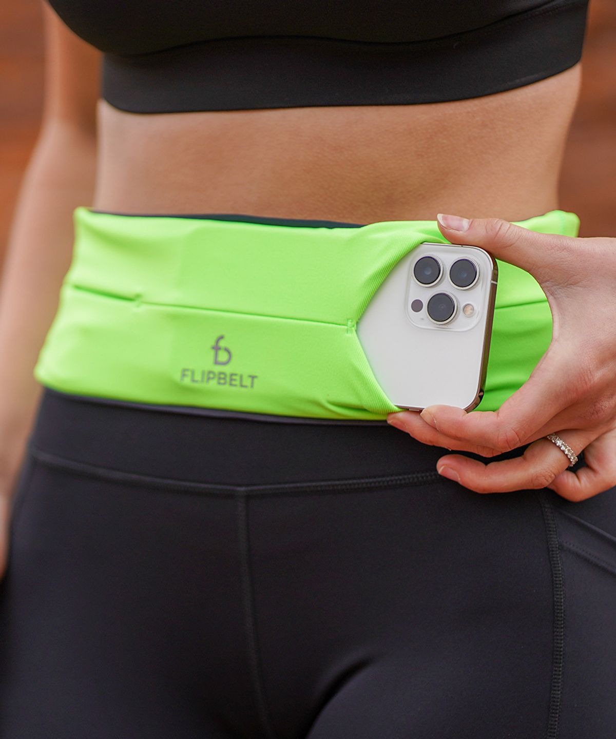 플립벨트(FLIPBELT) 클래식 러닝 벨트 스포츠힙색 걸리팝 핑크